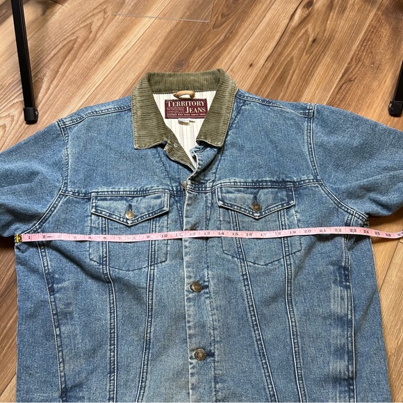 Vintage Territory Ahead men’s blanket lined Jean jacket corduroy collar large - Picture 7 of 7
